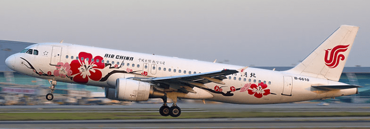 *Aviation200 AV2086 1:200 Air China Airbus A320 - 214 B - 6610