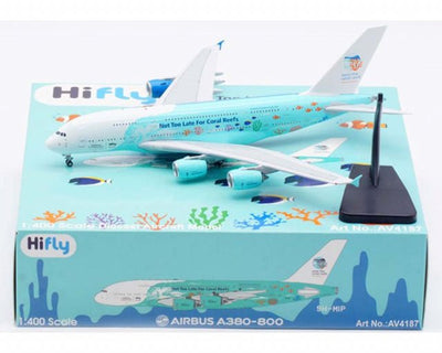Aviation400 AV4187 1:400 Hifly Malta A380 9H - MIP detachable gear