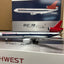 B - Models B - 104 - NW - 159P 1:200 Northwest Airlines McDonnell Douglas DC - 10 - 40 N159US Polished