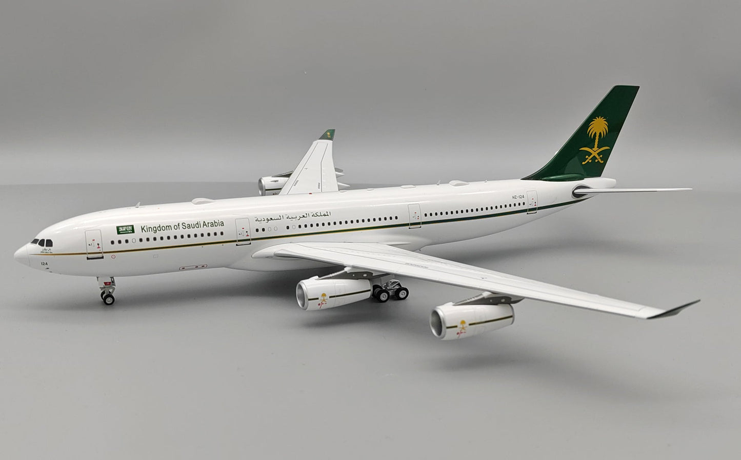 B - Models B - 342 - 124 1:200 Saudi Arabia Government Airbus A340 - 213 HZ - 124