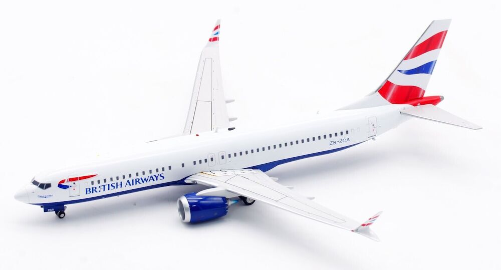 B - Models B - 738M - ZCA 1:200 British Airways Boeing 737 - 8MAX ZS - ZCA - MTS Aviation Models