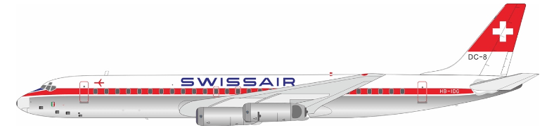 B - Models B - 862 - IDG - P 1:200 SWISSAIR DC8 - 62 HB - IDG