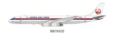 B - Models BBOX020 1:200 Japan Airlines DC - 8 - 62 JA8037