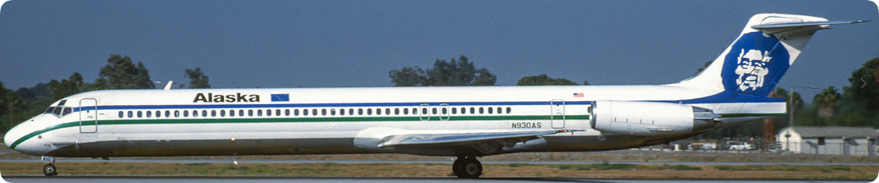Jet-X Models JX024-2-006 1:200 Alaska MD83 Polished N930AS