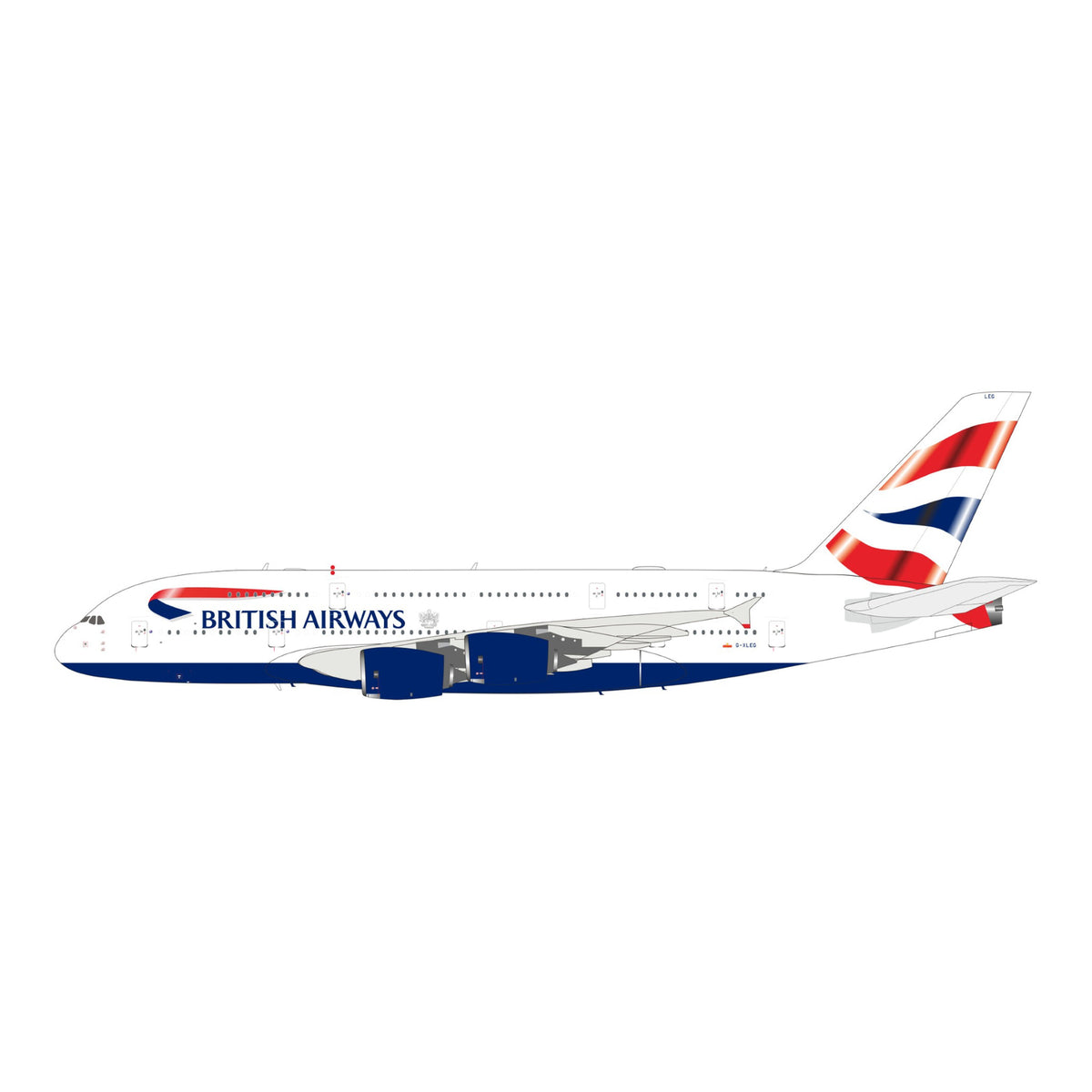 Pre-Order B-Models B-380-BA-XLEG 1:200 British Airways Airbus A380 G-XLEG