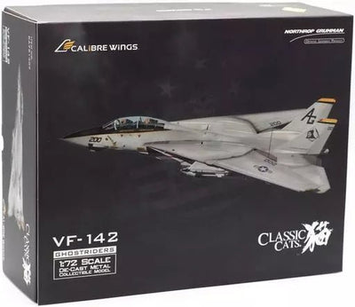 Caliber Wings CA721407 Grumman F - 14B Tomcat US Navy VF - 142 Ghost Riders, AG200, USS Dwight D. Eisenhower (Clean Version)