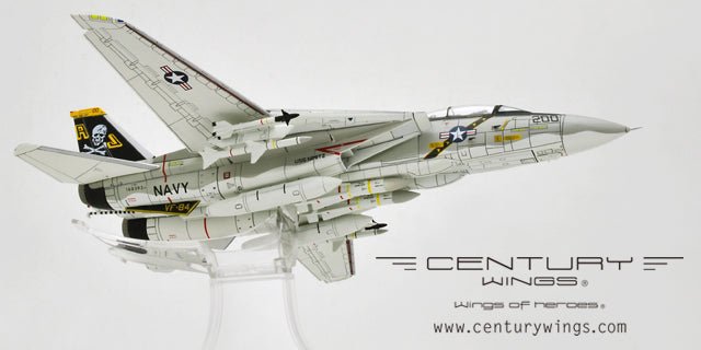 Century Wings 001619 1:72 F - 14A Tomcat US NAVY VF - 84 JOLLY ROGERS AJ200 1978 USS NIMITZ (Flap & Slat Down)