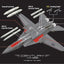 Century Wings 001619 1:72 F - 14A Tomcat US NAVY VF - 84 JOLLY ROGERS AJ200 1978 USS NIMITZ (Flap & Slat Down)