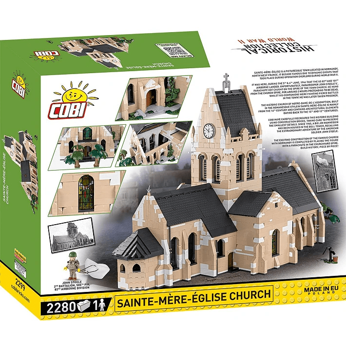 COBI D-Day 6 Juin 1944 – Set De Briques Historiques 33 Pièces, 3 Figurines Soldats, Jouet Éducatif Seconde Guerre Mondiale, Dès 5 Ans