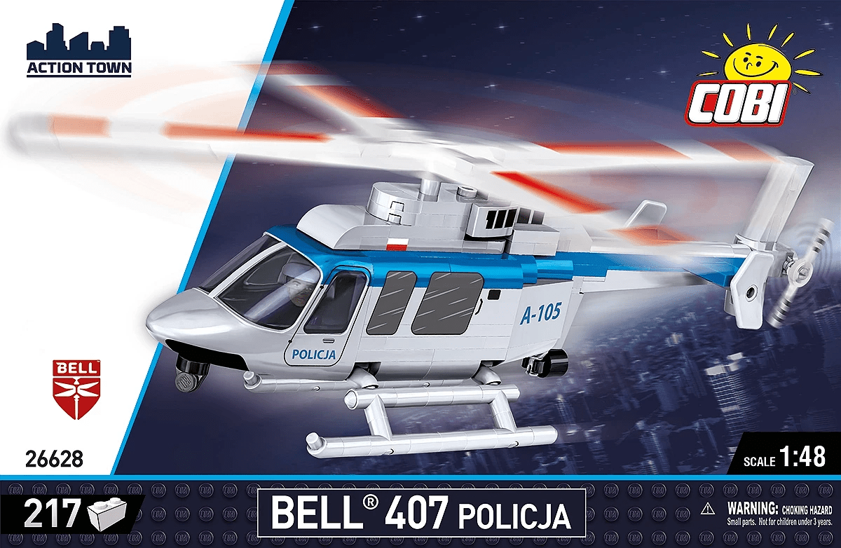 Cobi 26628 1:48 Bell 407 Policja