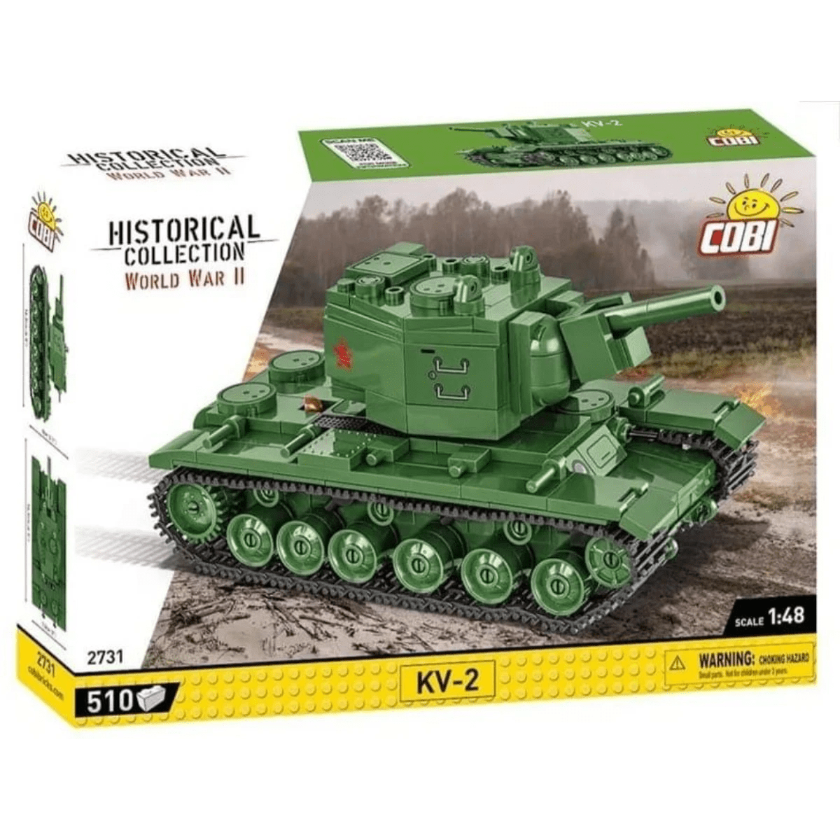 Cobi 2731 WWII KV - 2 Soviet Heavy Tank