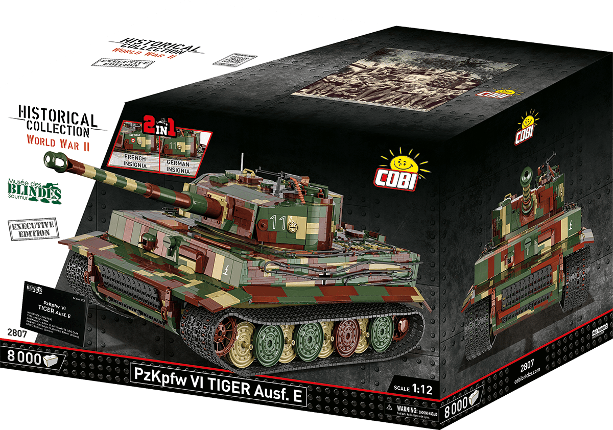 Cobi 2807 PzKpfw VI Ausf. E Panzer Tank (Executive Edition 8000pcs)