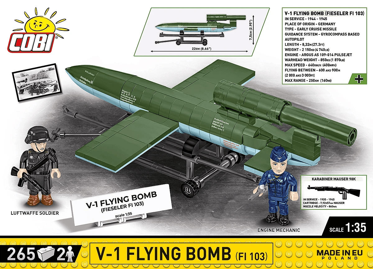 Cobi 3135 1:35 V - 1 Flying Bomb (FI 103)