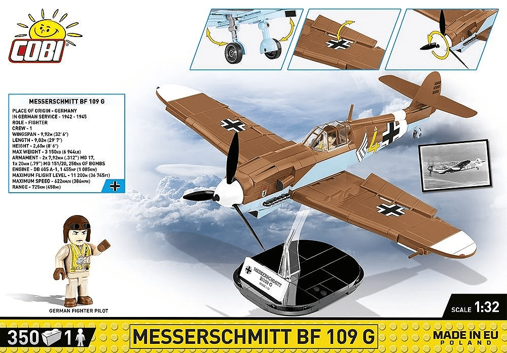 Cobi 5761 1:32 Messerschmitt Bf 109 G