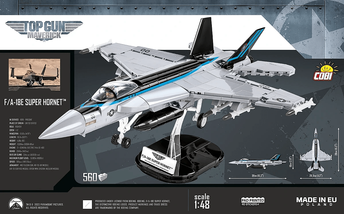 Cobi 5805A 1:48 Top Gun Maverick F/A - 18E Super Hornet