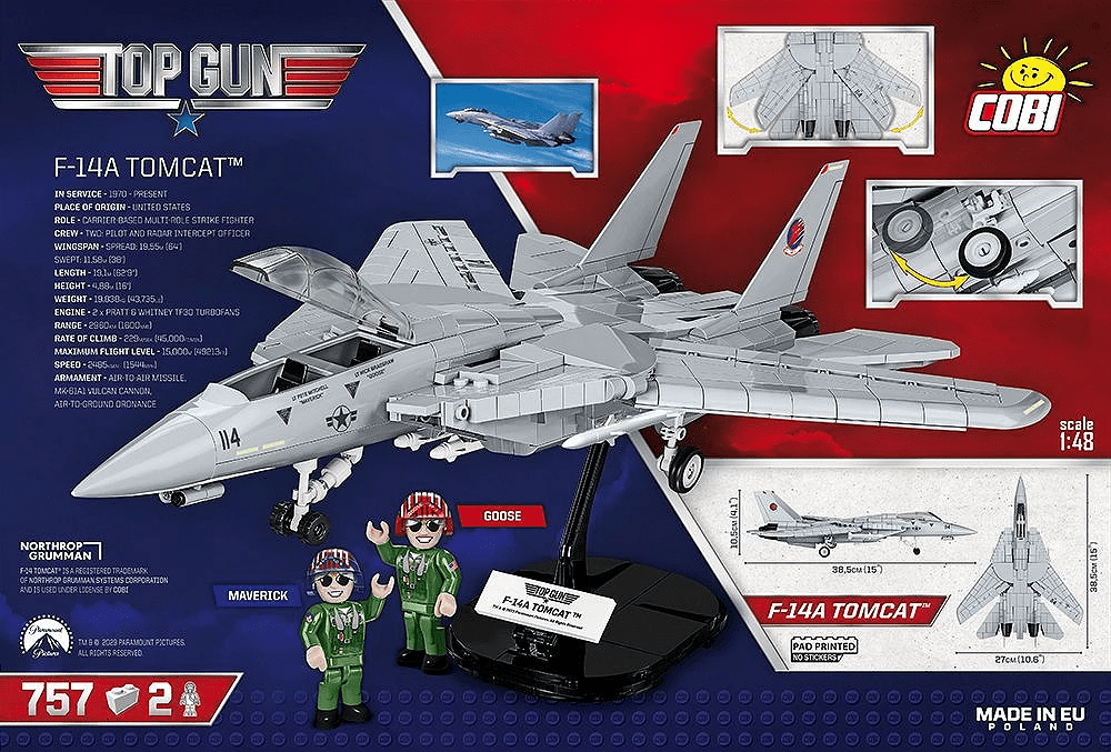 Cobi 5811A Top Gun F - 14A Tomcat