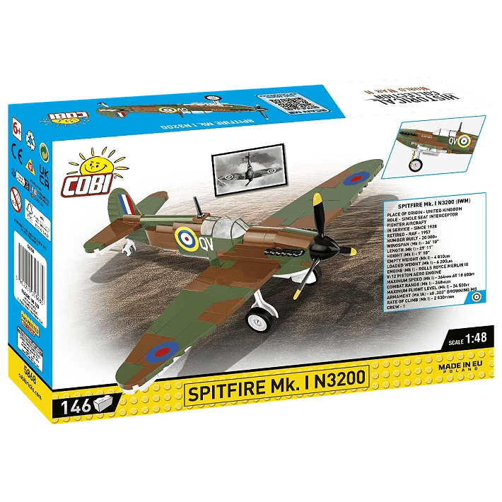 Cobi 5868 WWII /5868/ SPITFIRE MK.I N3200 Imperial War Museum Duxford