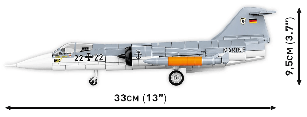 Cobi 5907 1:48 Armed Forces Lockheed F - 104 Starfighter