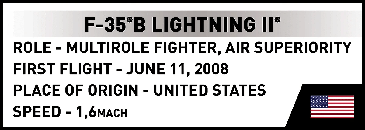 Cobi 5912 1:48 Armed Forces F - 35B Lightning II