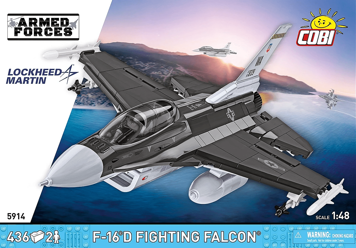 Cobi 5914 1:48 Armed Forces F - 16D Fighting Falcon