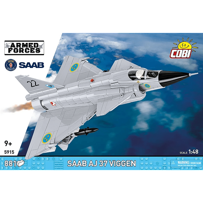 COBI 5915 Saab AJ 37 Viggen Swedish Fighter