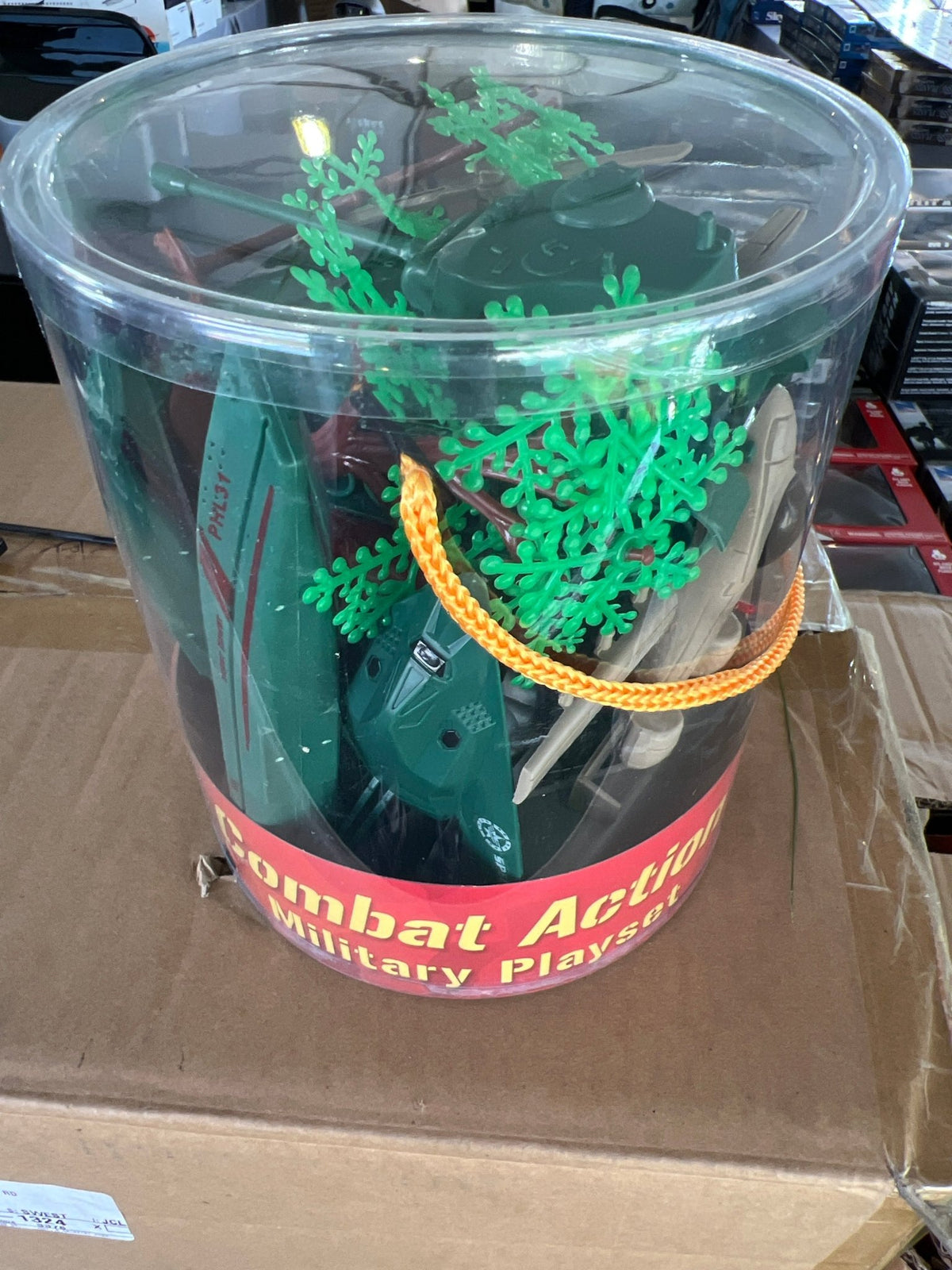 Combat Action Military Playset Bucket