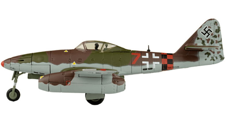 Corgi AA35710 1:72 Me 262A - 1A Red 7 Franz Gapp 8./KG6, Podersam Saaz May 1945