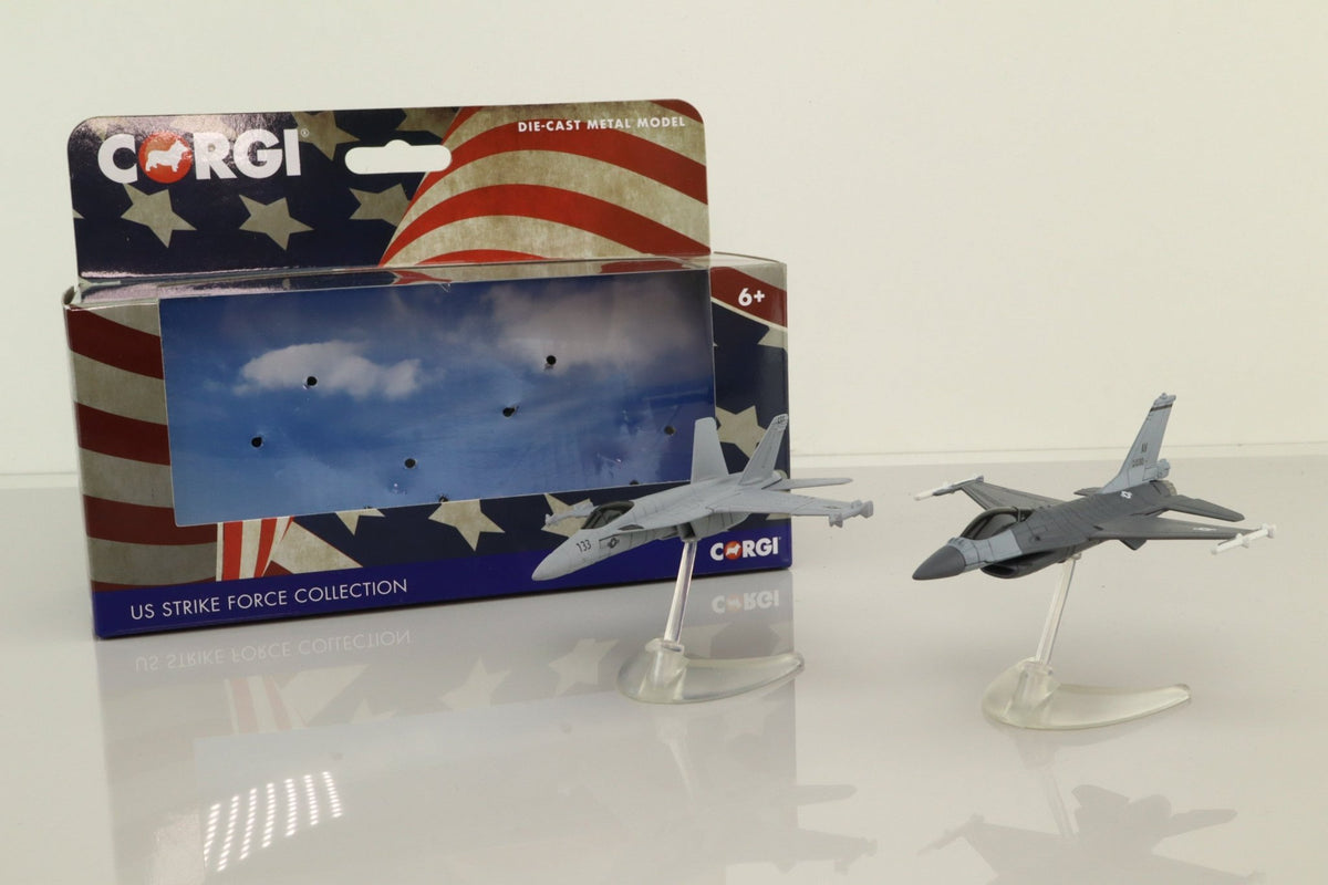 Corgi US Strike Force Collection CS90684 F/A - 18 & F - 16
