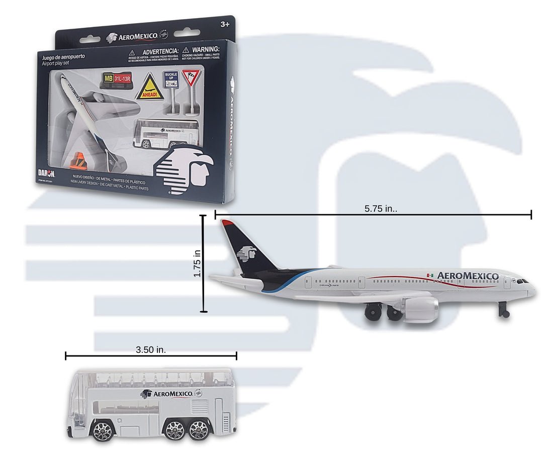 Daron RT2201 AeroMexico Small Airport Playset