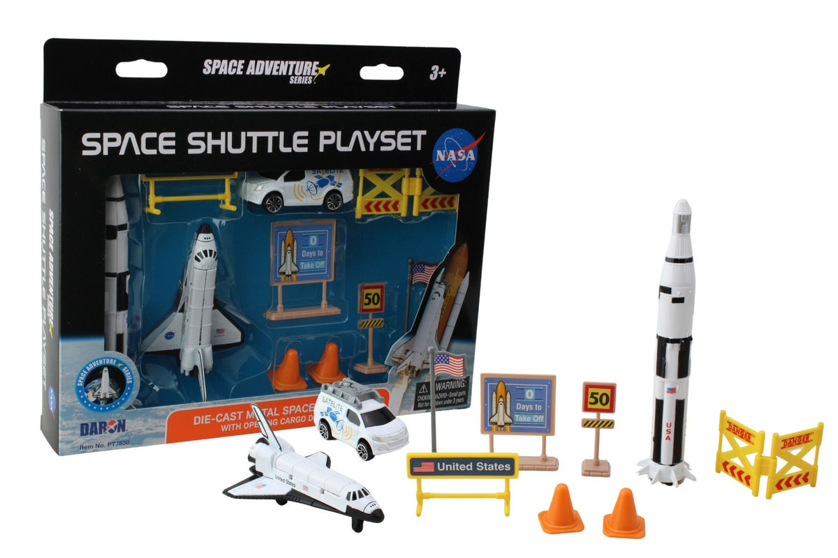 Daron Space Adventure SPACE SHUTTLE PLAYSET 10 - PIECE PT7630