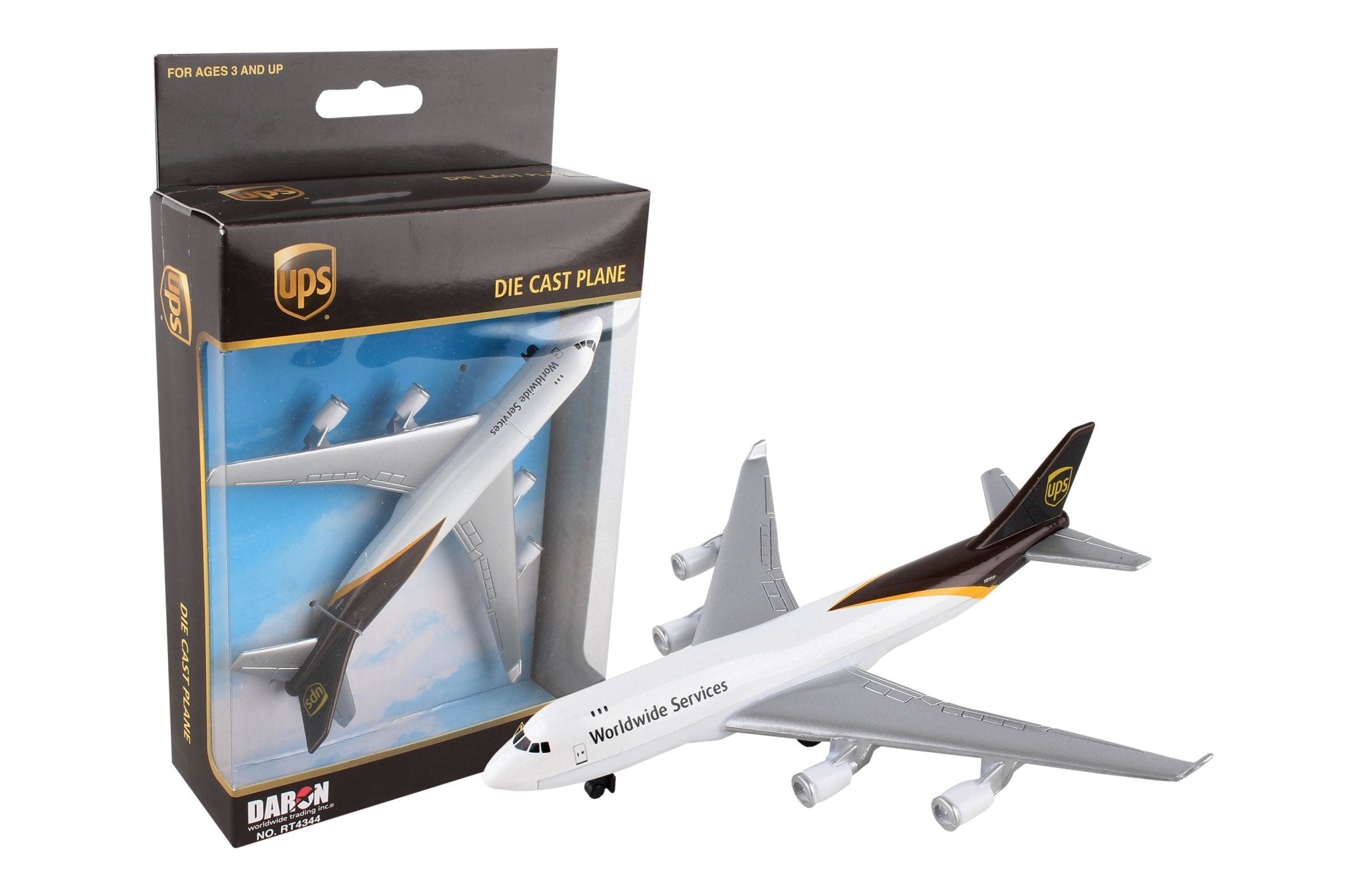 Daron Shop Daron UPS 747 Diecast Single Plane RT4344 – MTS Aviation Models