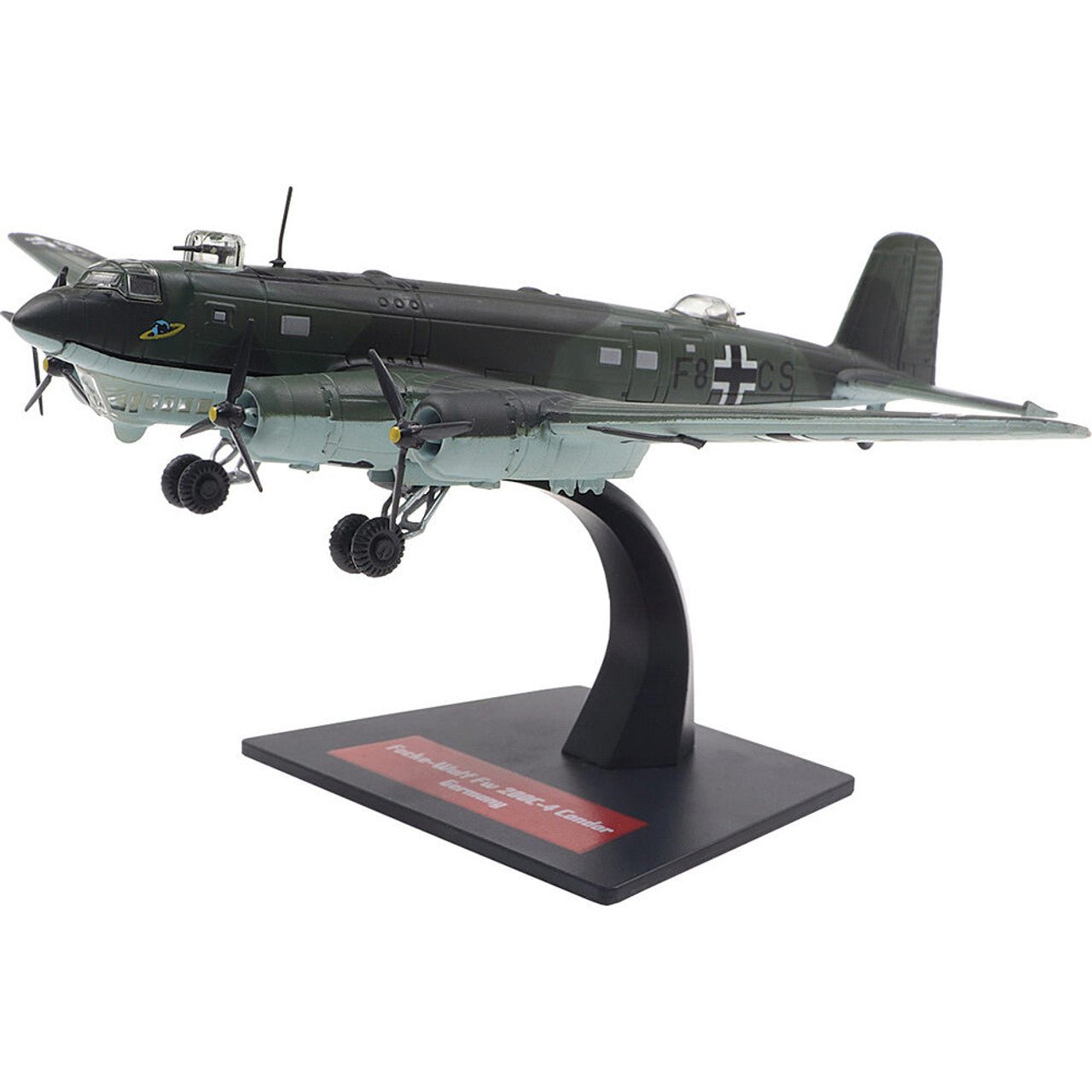 Diecast of Defense DOD31562 1:144 Focke - Wulf Fw - 200C - 4 Condor Luftwaffe