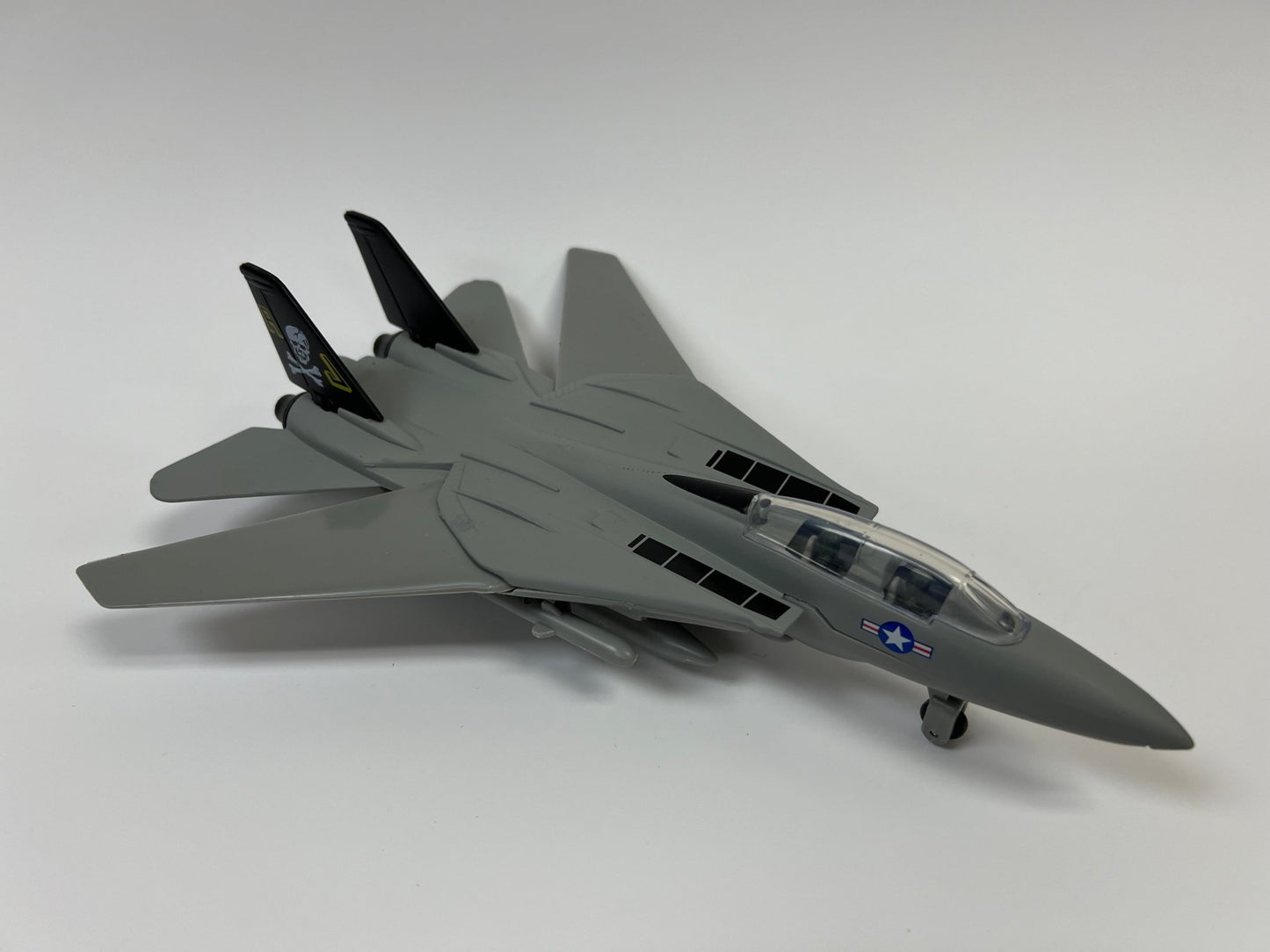 Diecast Pull - Back Toy F - 14 Tomcat USN W/Swing Wing Action