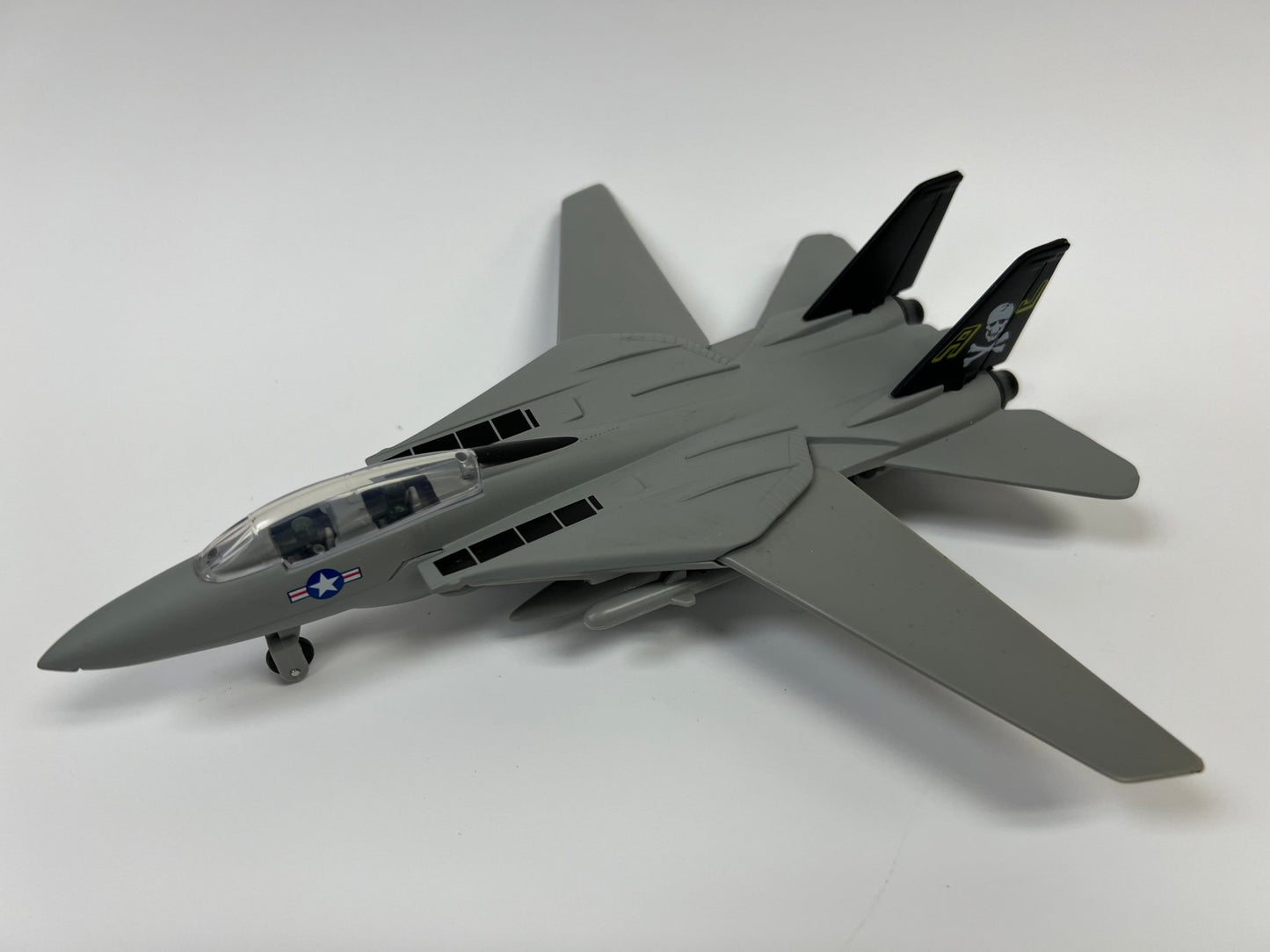 Diecast Pull - Back Toy F - 14 Tomcat USN W/Swing Wing Action