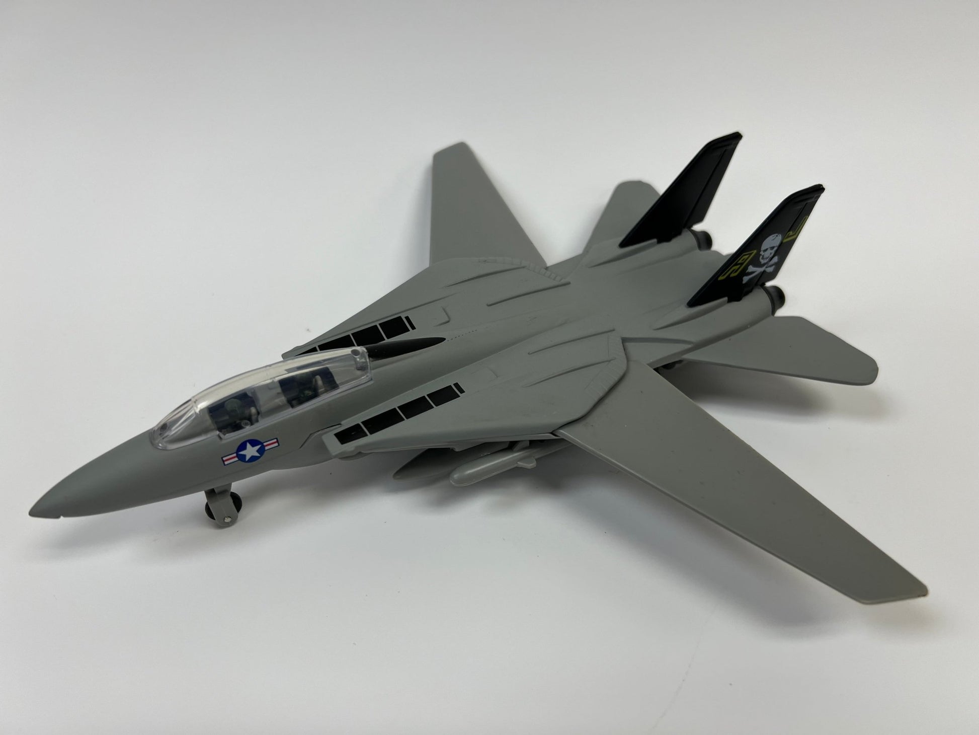 Diecast Pull - Back Toy F - 14 Tomcat USN W/Swing Wing Action