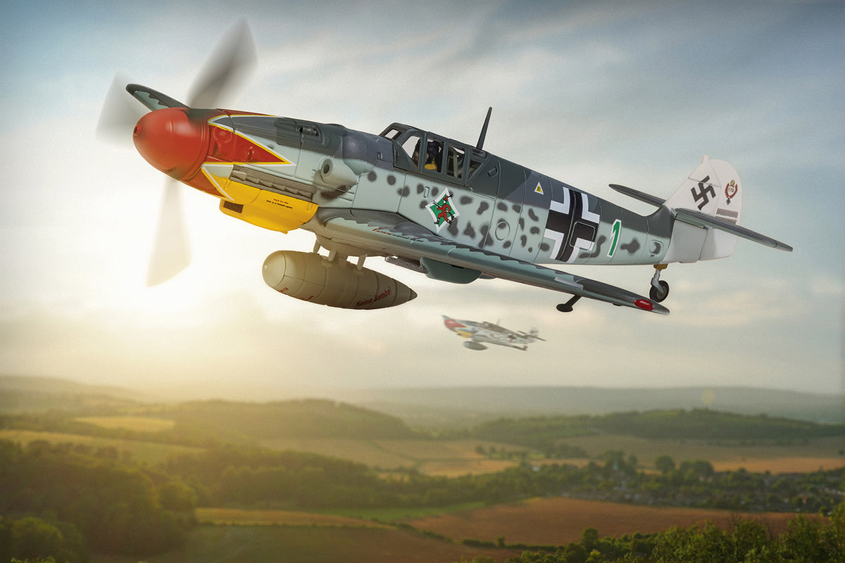 Corgi AA27113 1:72 Messerschmitt Bf109G-6 - Major Hermann Graf