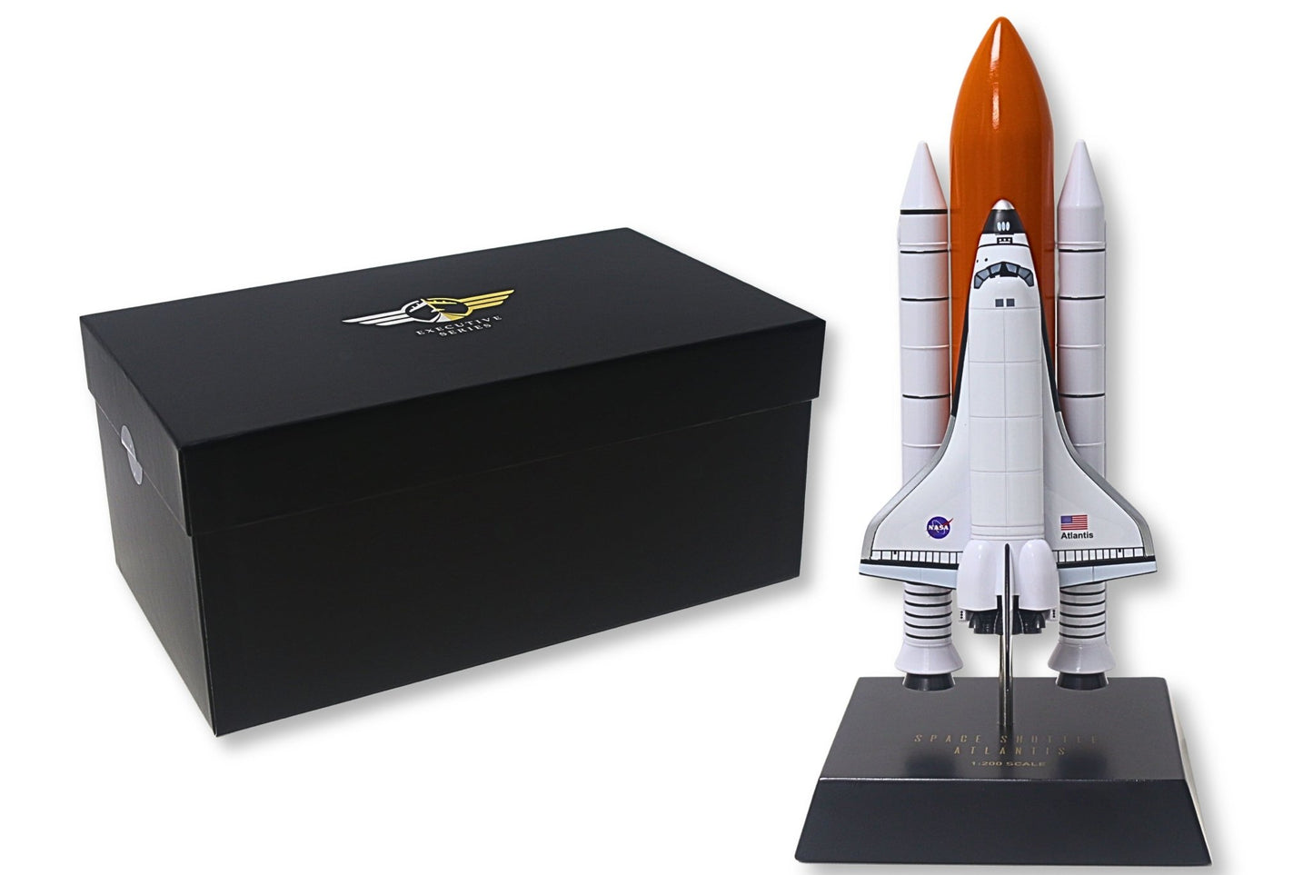 Executive Series EXE4120 1:200 NASA Space Shuttle Atlantis Full Stack Configuration