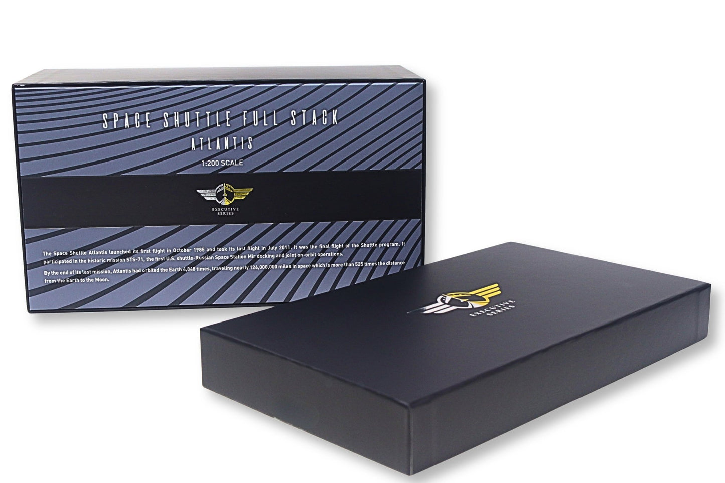 Executive Series EXE4120 1:200 NASA Space Shuttle Atlantis Full Stack Configuration