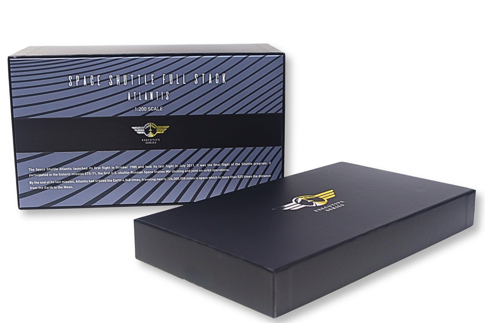 Executive Series EXE4120 1:200 NASA Space Shuttle Atlantis Full Stack Configuration