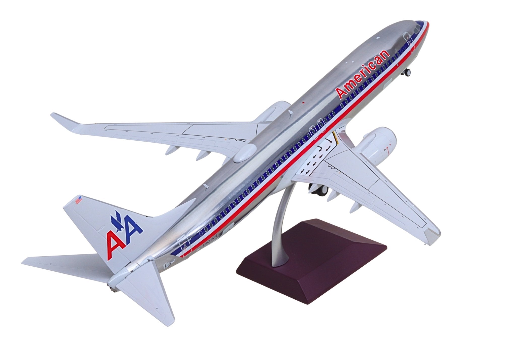 Gemini Jets G1AAL001 1:100 American Airlines B737-800W polished