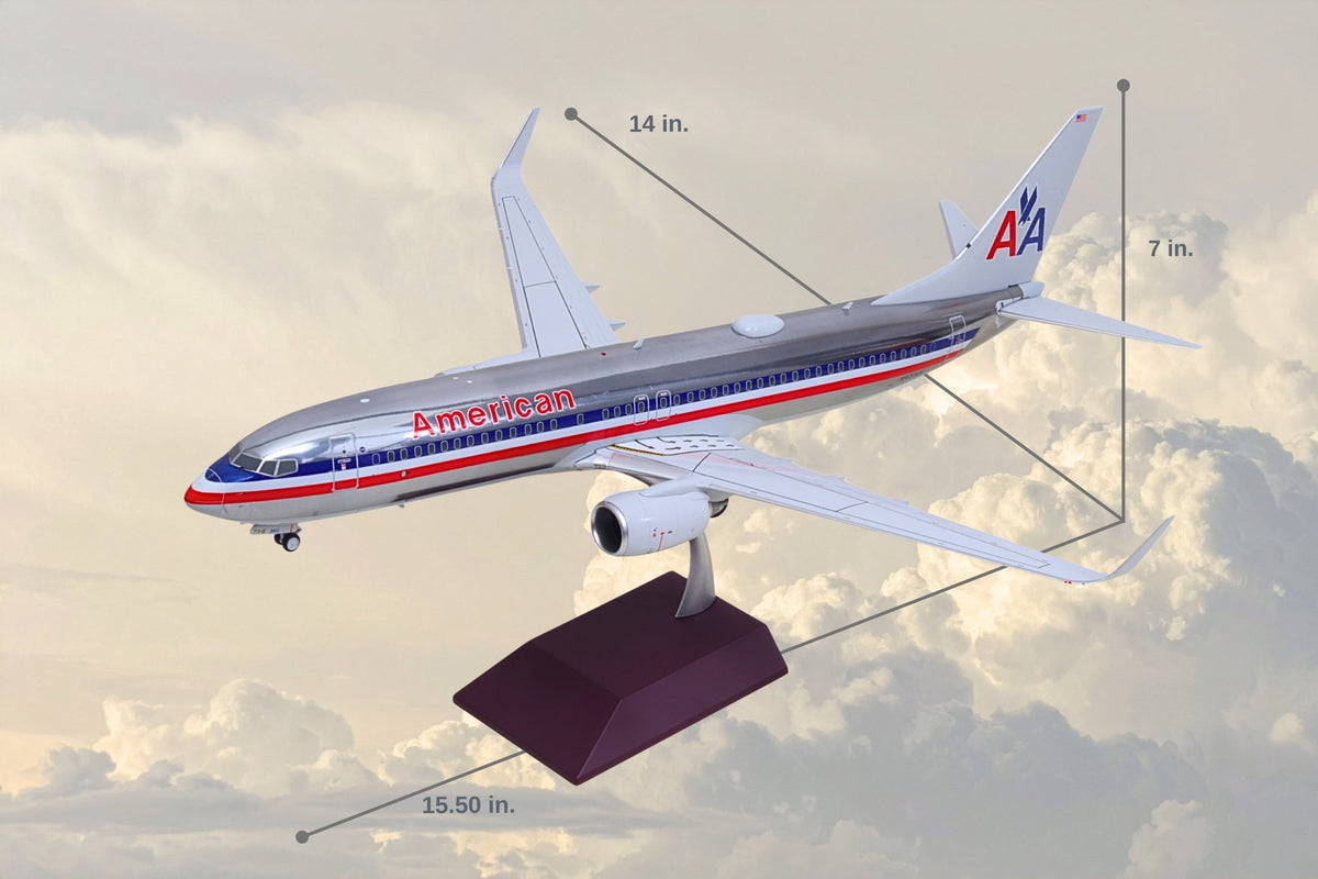 Gemini Jets G1AAL001 1:100 American Airlines B737 - 800W polished livery N921NN