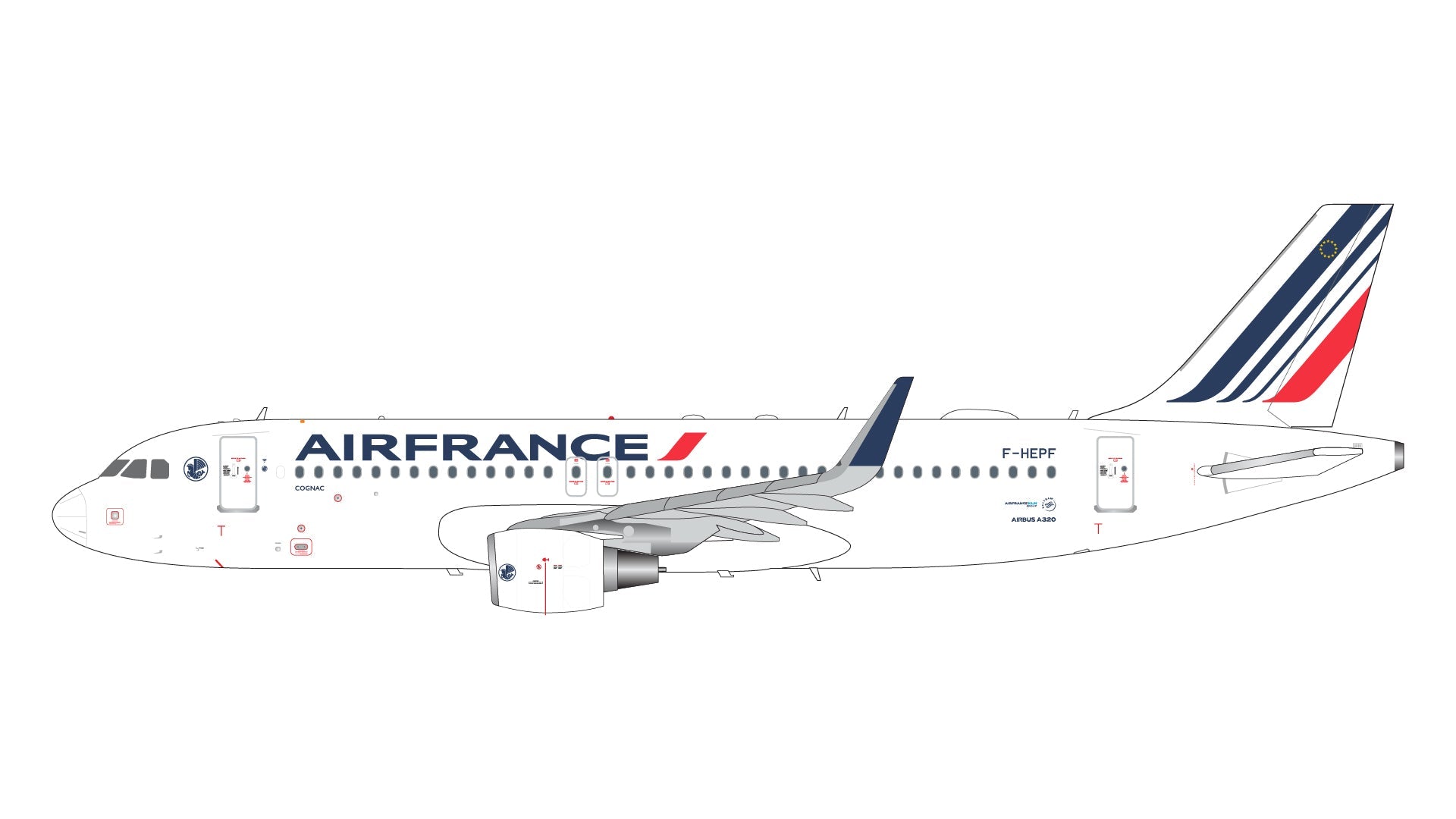 Gemini Jets G2AFR1208 1:200 Air France Airbus A320 - 200