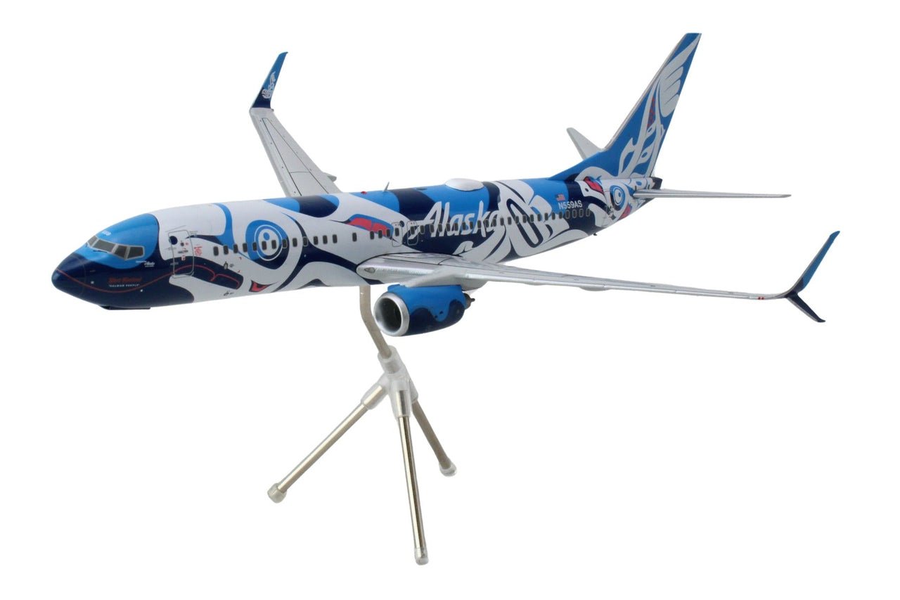Gemini Jets G2ASA1246F 1:200 Alaska Boeing 737 - 800 Salmon People N559AS (Flaps Down)