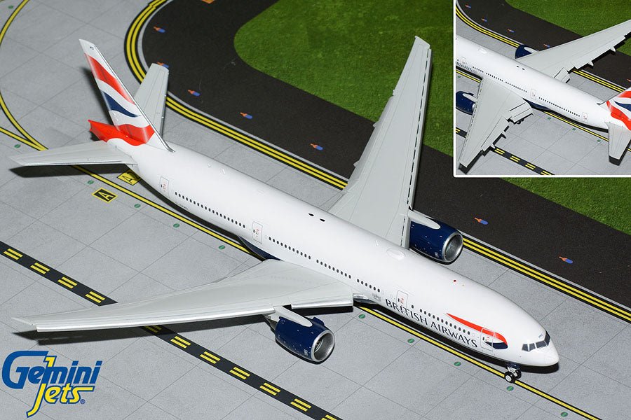 Gemini Jets G2BAW1130F 1:200 British Airways Boeing 777 - 200ER (Flaps Down)