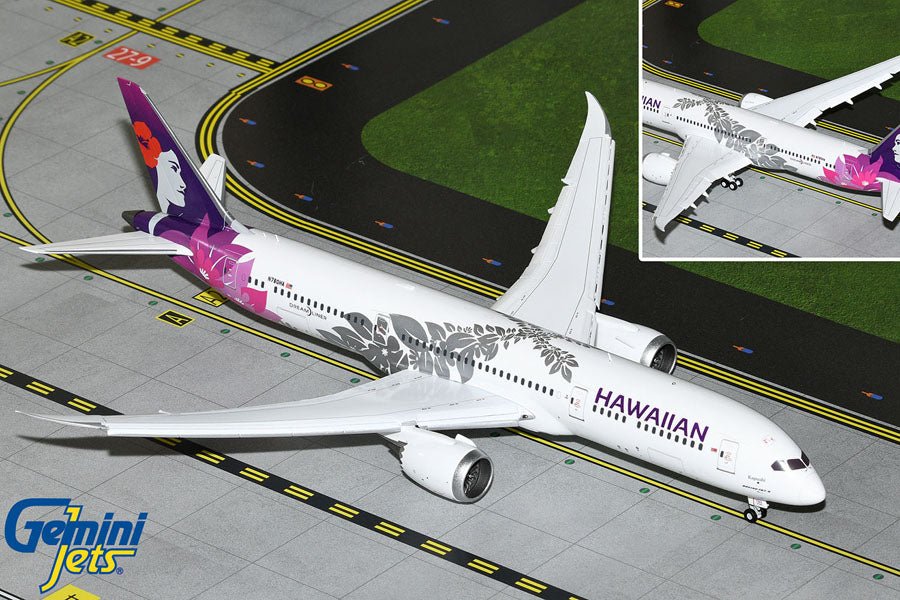 Gemini Jets G2HAL1051F 1:200 Hawaiian Airlines Boeing 787 - 9 N780HA (Flaps Down)