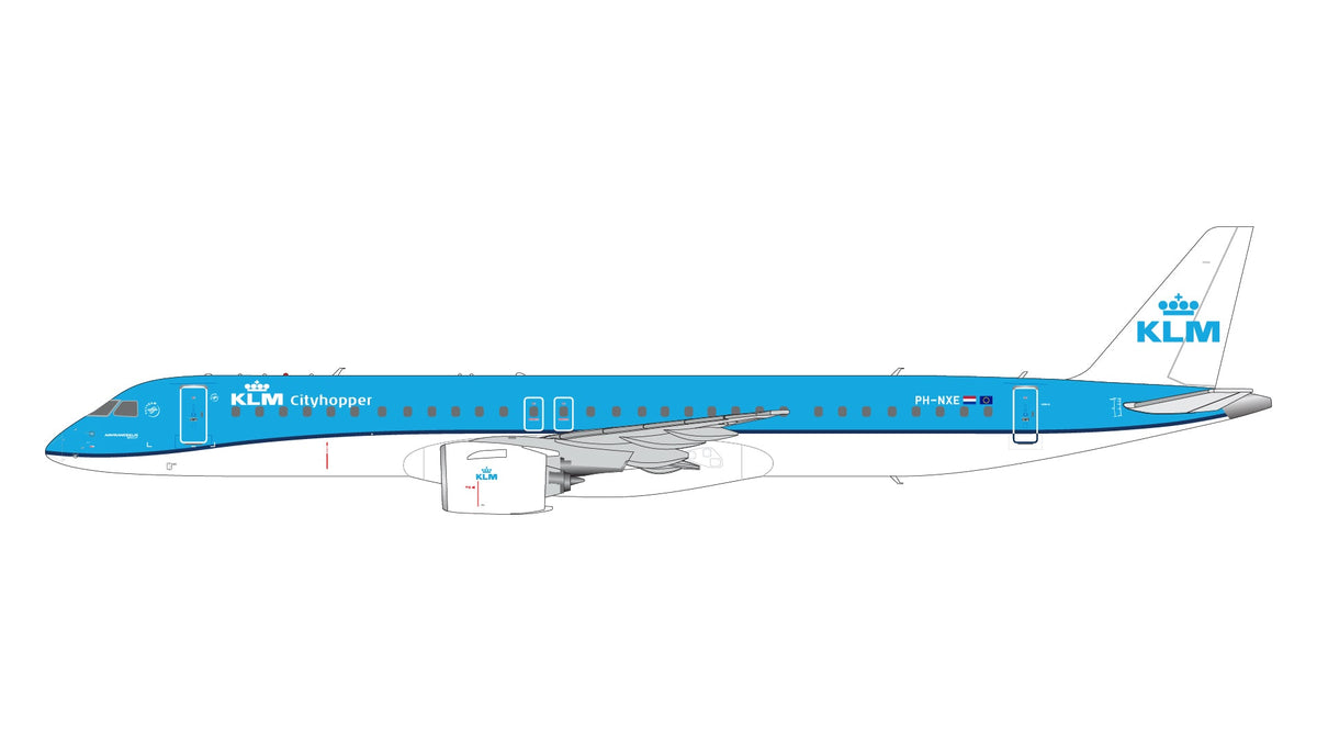 Gemini Jets G2KLM1229 1:200 KLM Cityhopper E195 - E2 PH - NXE