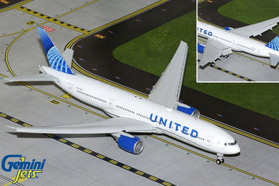 Gemini Jets G2UAL1260F 1:200 United Airlines B777 - 200ER flaps down N798UA