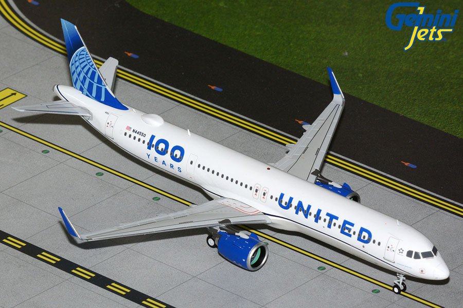 Gemini Jets G2UAL1524 1:200 United A321neo 100 Years
