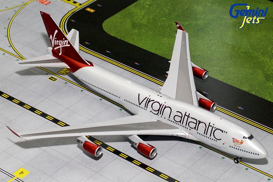 Gemini Jets G2VIR608 1:200 Virgin Atlantic Boeing 747 - 400 G - VXLG