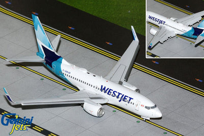 Gemini Jets G2WJA1431F 1:200 WestJet Airlines Boeing 737 - 700W "Flaps Down" C - GWJO